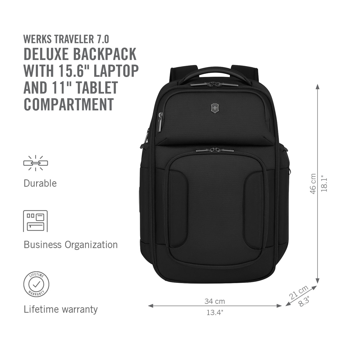 Victorinox Werks Traveler 7.0 Deluxe Laptop Backpack
