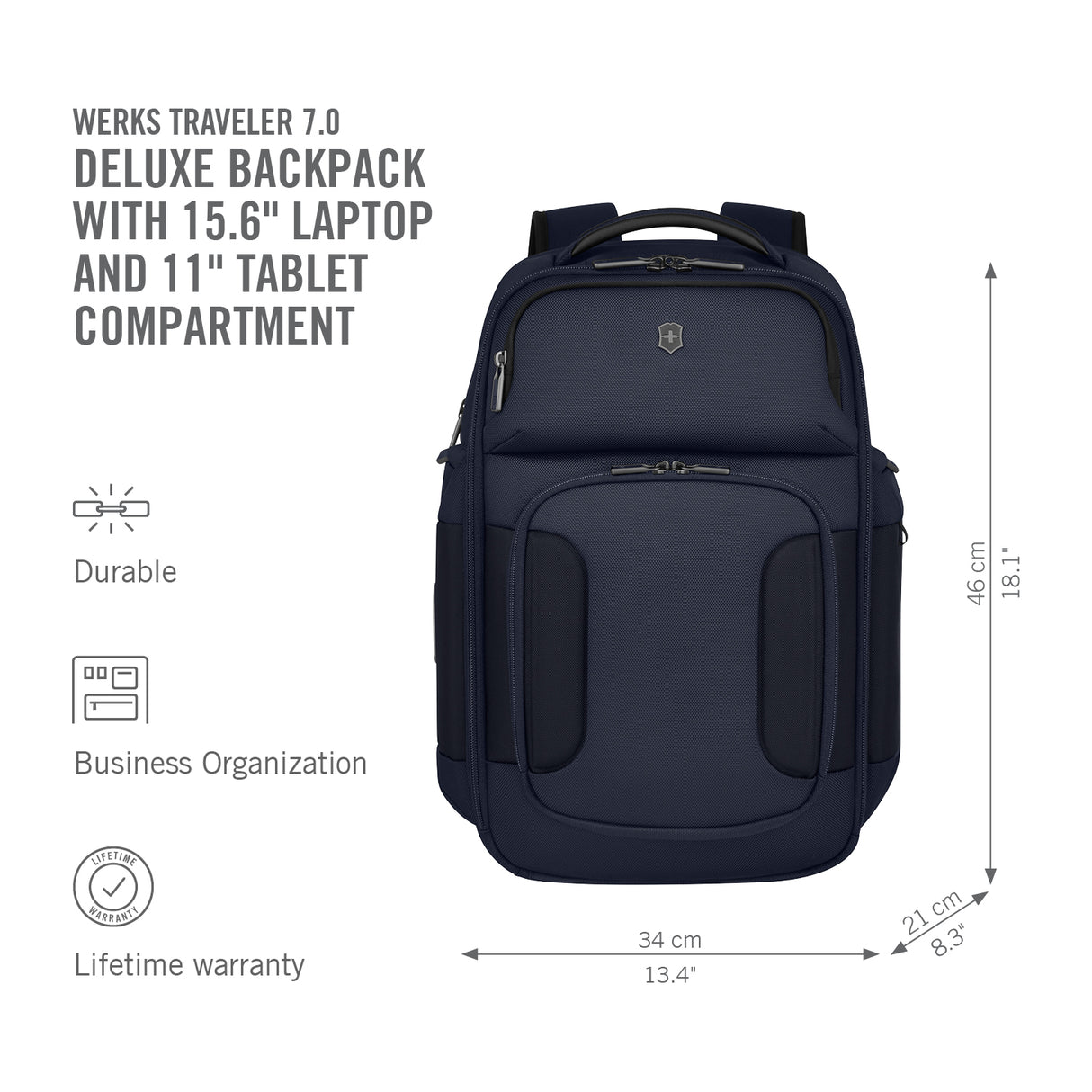 Victorinox Werks Traveler 7.0 Deluxe Laptop Backpack