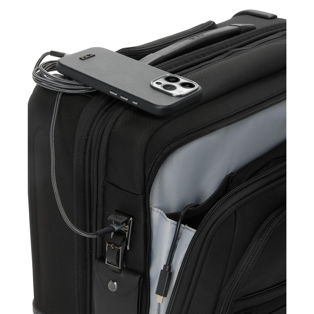 TUMI Alpha Deluxe Expandable Laptop Wheeled Brief