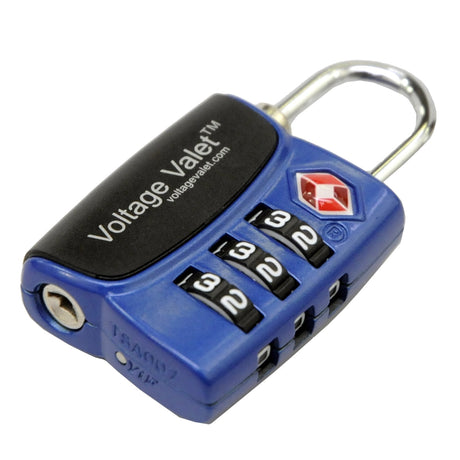 Voltage Valet 3 Dial TSA Indicator Combination Lock *STORE*
