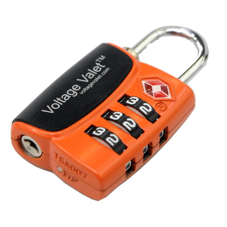 Voltage Valet 3 Dial TSA Indicator Combination Lock *STORE*