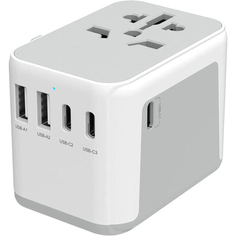 Voltage Valet International Travel Adapter 5 Port USB