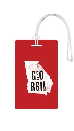 612 My Home State Georgia Luggage Tag-Luggage Pros