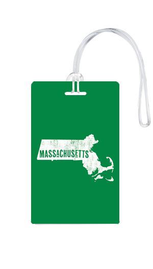 612 My Home State Massachusetts Luggage Tag-Luggage Pros