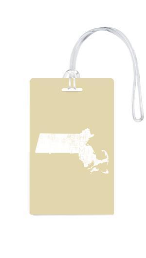 612 My Home State Massachusetts Luggage Tag-Luggage Pros