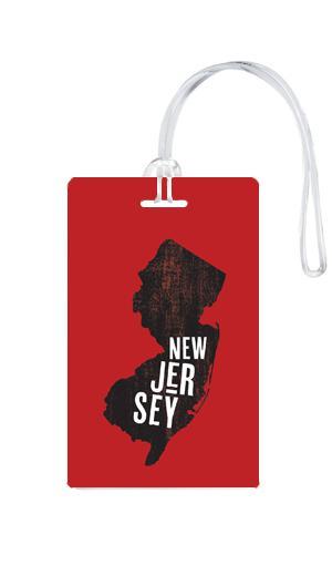 612 My Home State New Jersey Luggage Tag-Luggage Pros