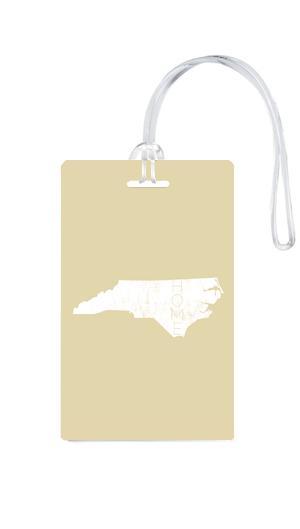 612 My Home State North Carolina Luggage Tag-Luggage Pros