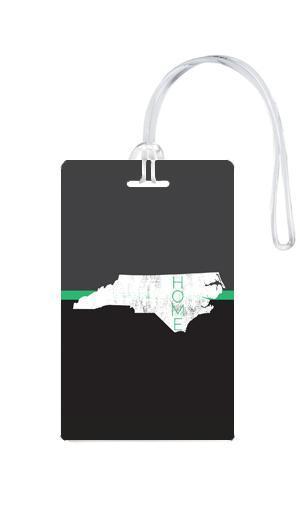 612 My Home State North Carolina Luggage Tag-Luggage Pros