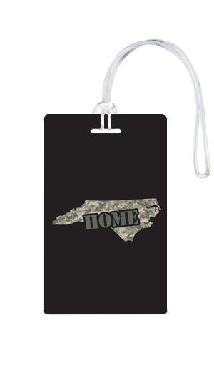 612 My Home State North Carolina Luggage Tag-Luggage Pros