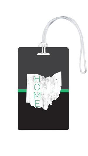 612 My Home State Ohio Luggage Tag-Luggage Pros