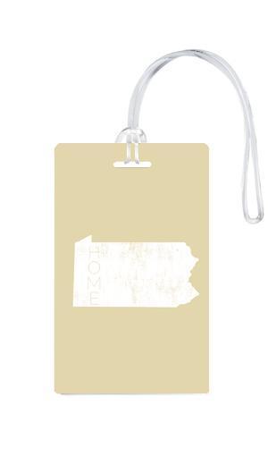 612 My Home State Pennsylvania Luggage Tag-Luggage Pros