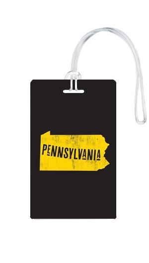 612 My Home State Pennsylvania Luggage Tag-Luggage Pros