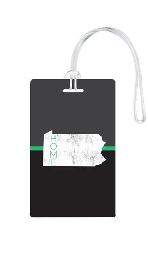 612 My Home State Pennsylvania Luggage Tag-Luggage Pros