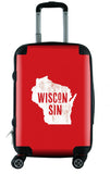 612 My Home State Wisconsin 24" Checked Bag