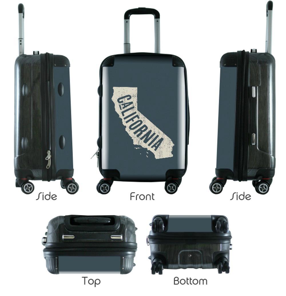 612 My Home State California 20" Carry On