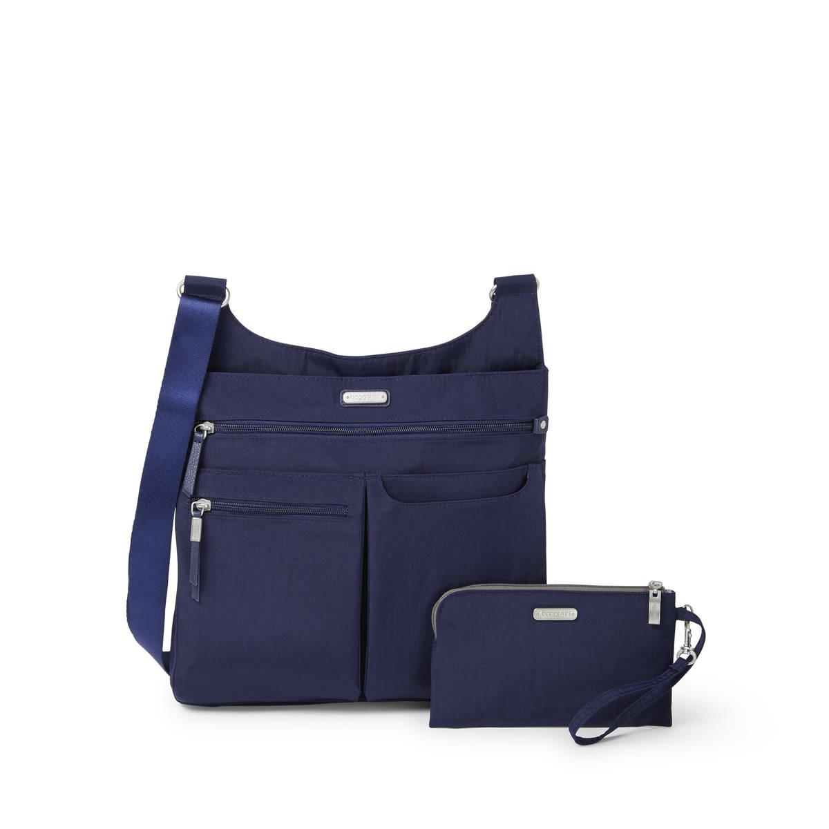 Baggallini New Classic Collection On Track Zip Crossbody
