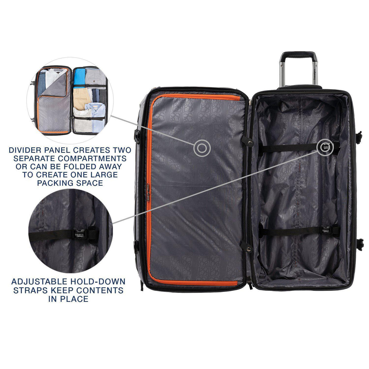Bold by Travelpro 30" Drop Bottom Rolling Duffel