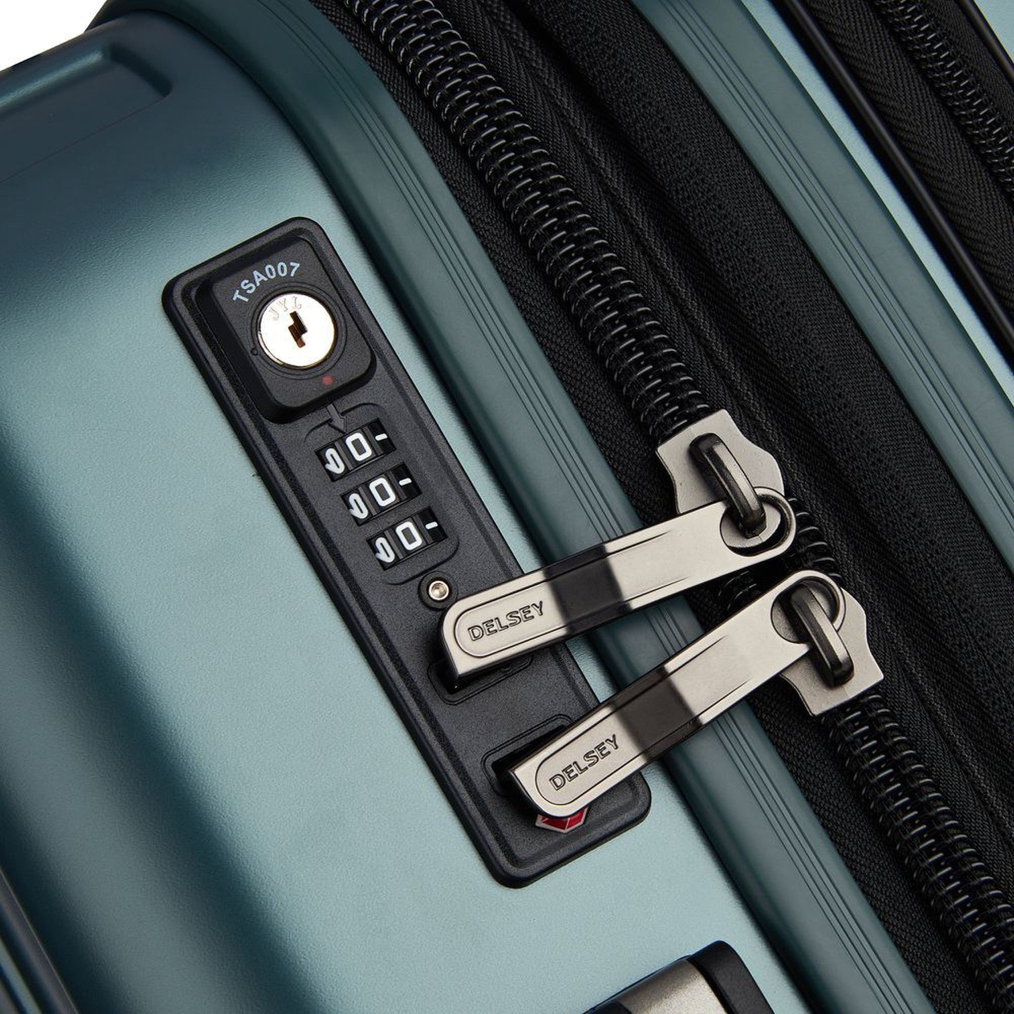Delsey Titanium 4-Wheel International Carry-On Expandable Spinner