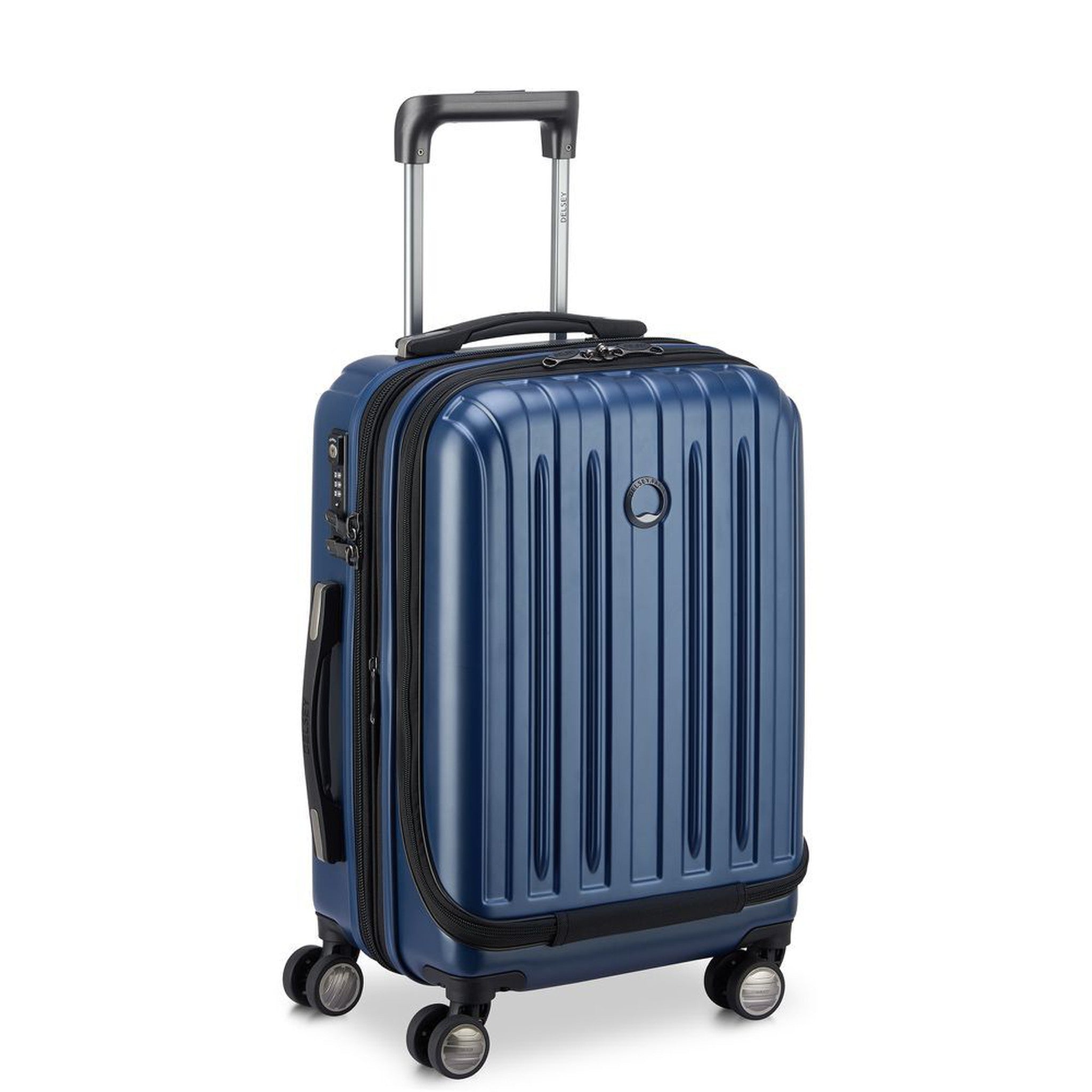 Delsey Titanium 4-Wheel International Carry-On Expandable Spinner