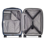 Delsey Titanium 4-Wheel International Carry-On Expandable Spinner