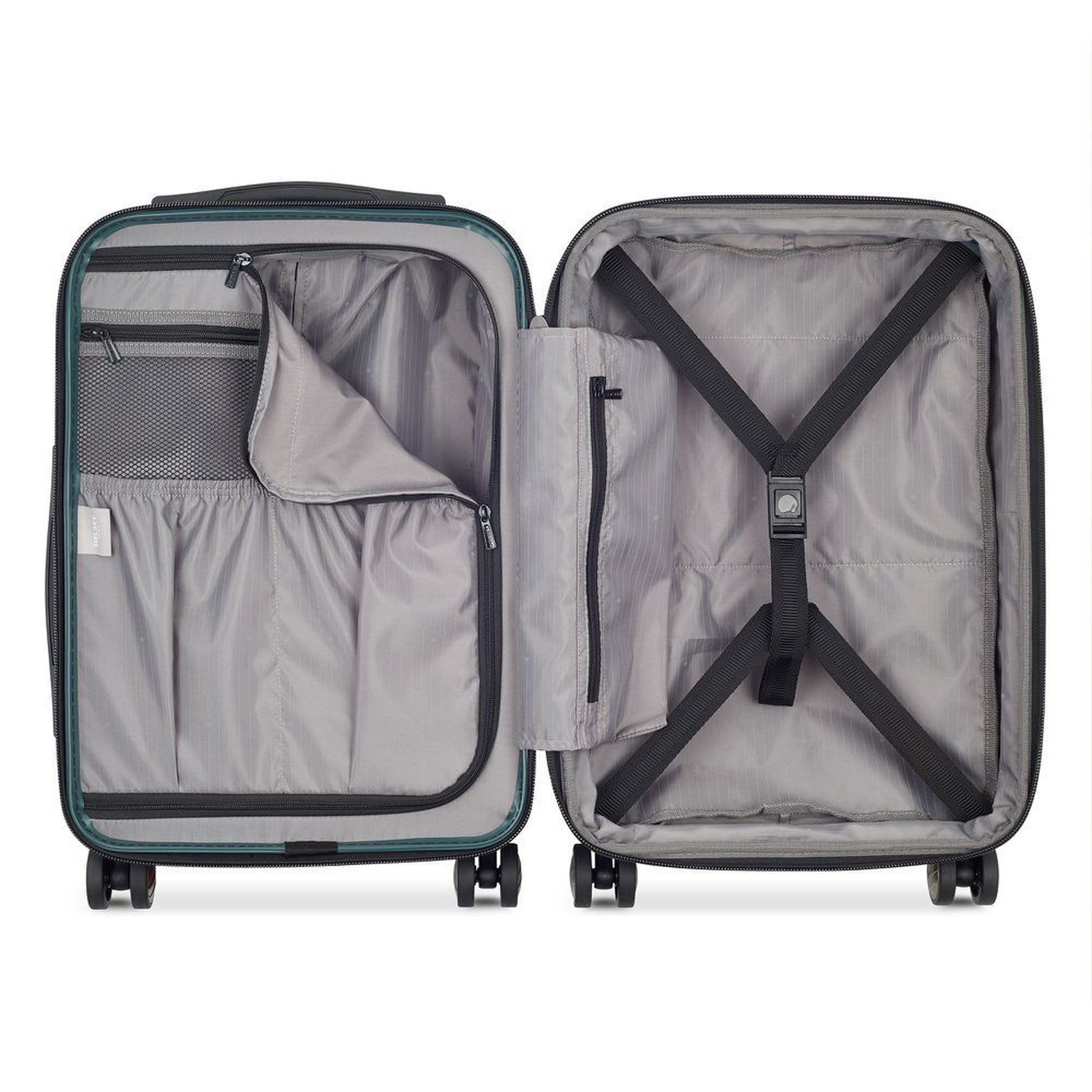Delsey Titanium 4-Wheel International Carry-On Expandable Spinner