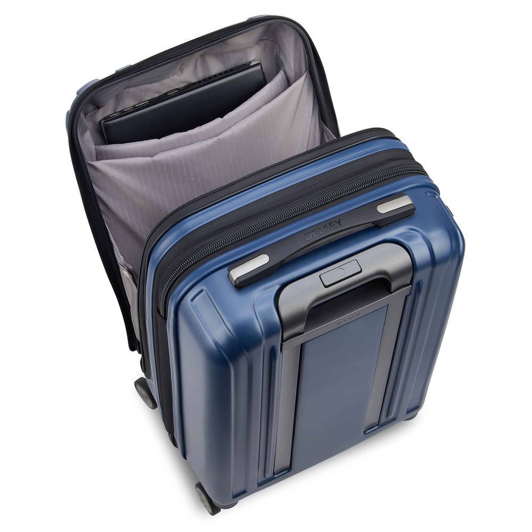Delsey Titanium 4-Wheel International Carry-On Expandable Spinner