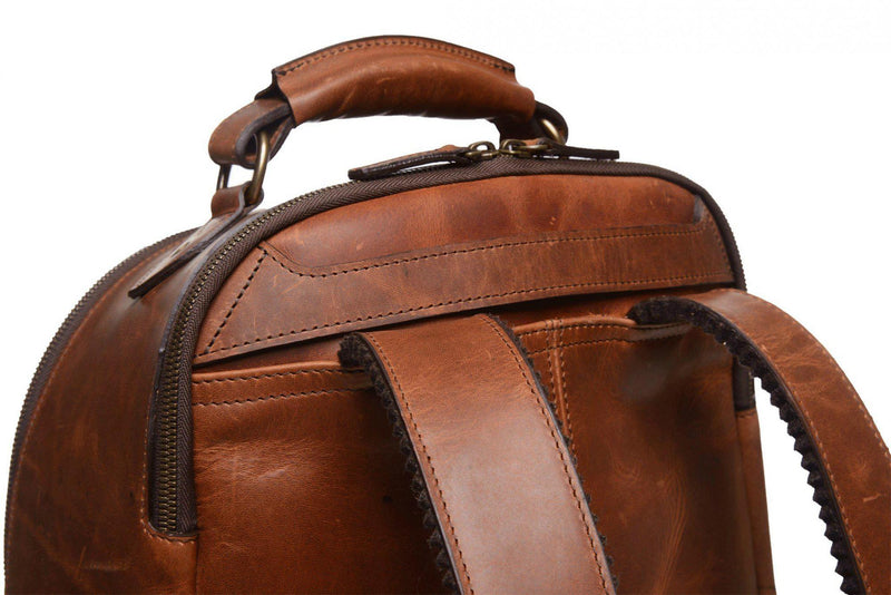 Korchmar Lewis Leather Backpack - Espresso-Luggage Pros