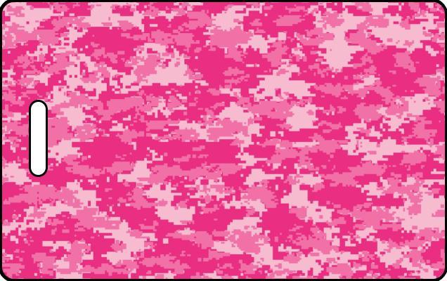 Luggage Pros Digital Camo Pink Luggage Tag