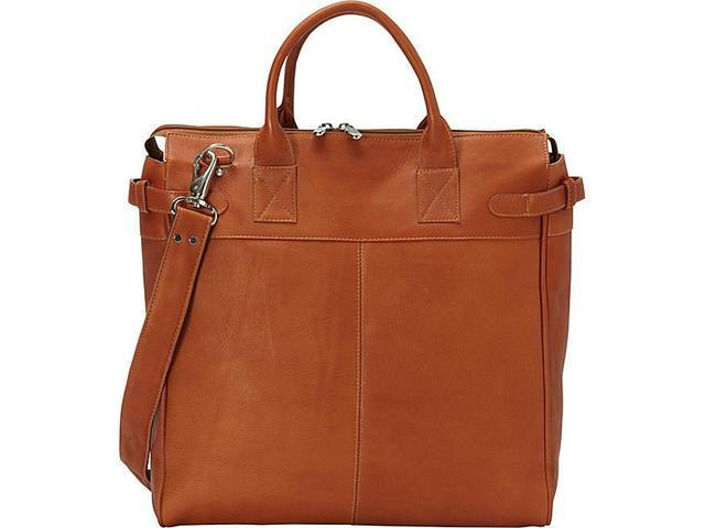 Piel Leather Cross Body Traveler Tote