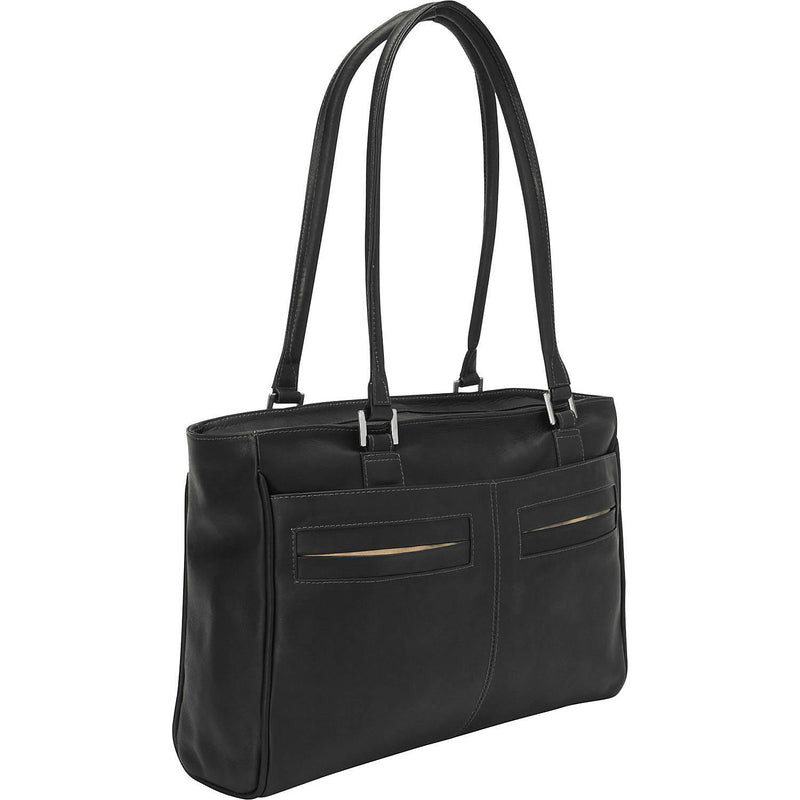 Piel Leather Ladies Laptop Tote With Pockets
