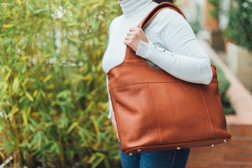 Piel Leather Laptop Hobo