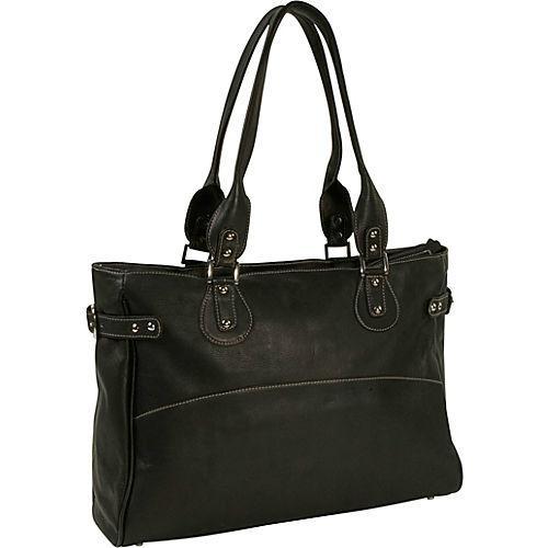 Piel Leather Large Ladies Side Strap Tote