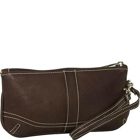 Piel Leather Large Ladies Wristlet