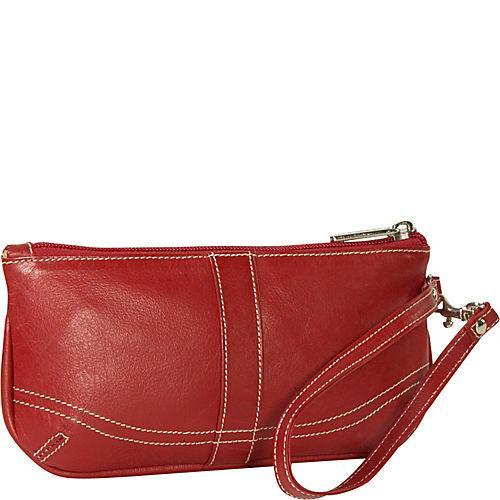 Piel Leather Large Ladies Wristlet