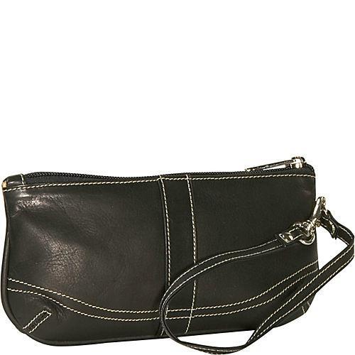 Piel Leather Large Ladies Wristlet