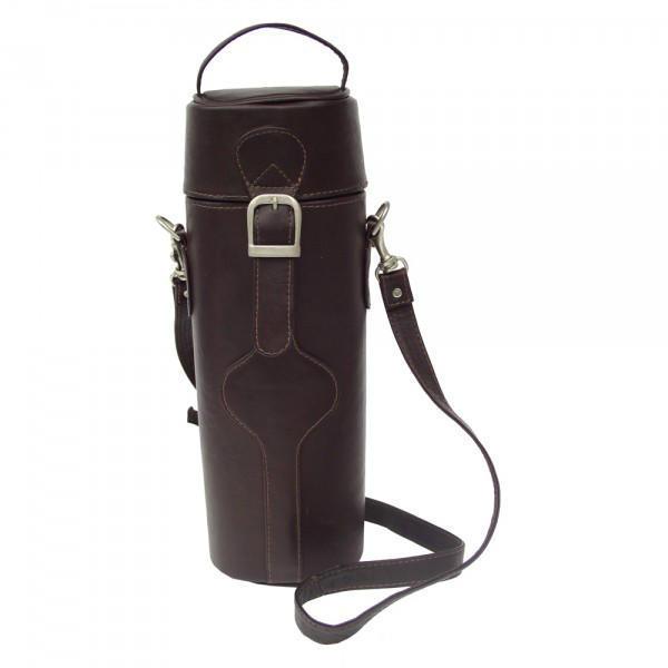 Piel Leather Single Deluxe Wine Carrier