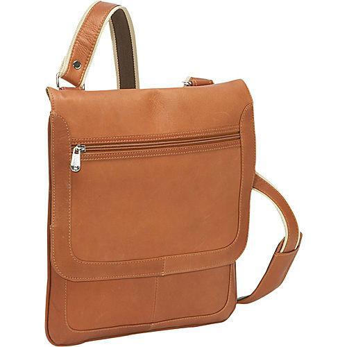 Piel Leather Small Vertical Messenger