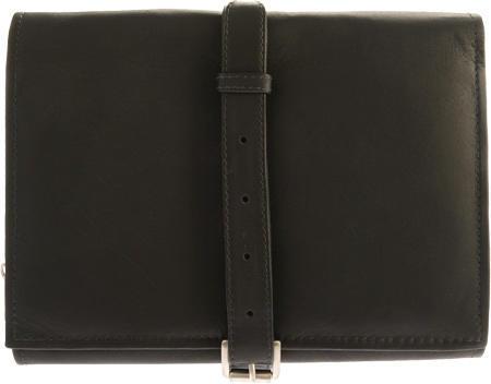 Piel Leather Tri-Fold Buckle Toiletry Kit