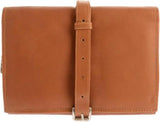 Piel Leather Tri-Fold Buckle Toiletry Kit