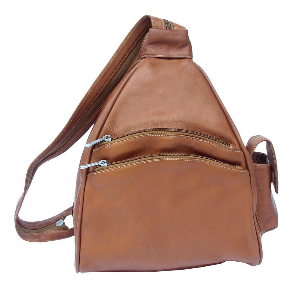 Leather Sling Bag Men Sling Backpack Leather Sling Crossbody 