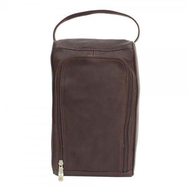 Piel Leather U-Zip Shoe Bag