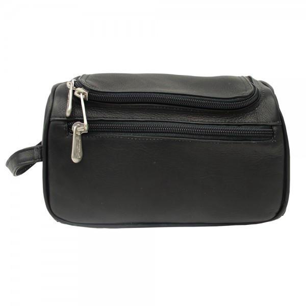 Piel Leather U-Zip Toiletry Kit