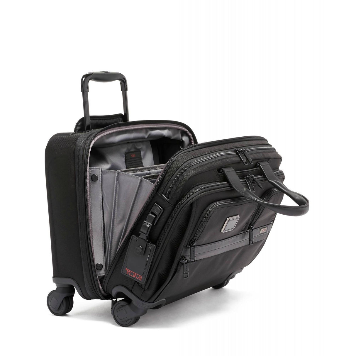 TUMI Alpha Deluxe Laptop Expandable Wheeled Brief