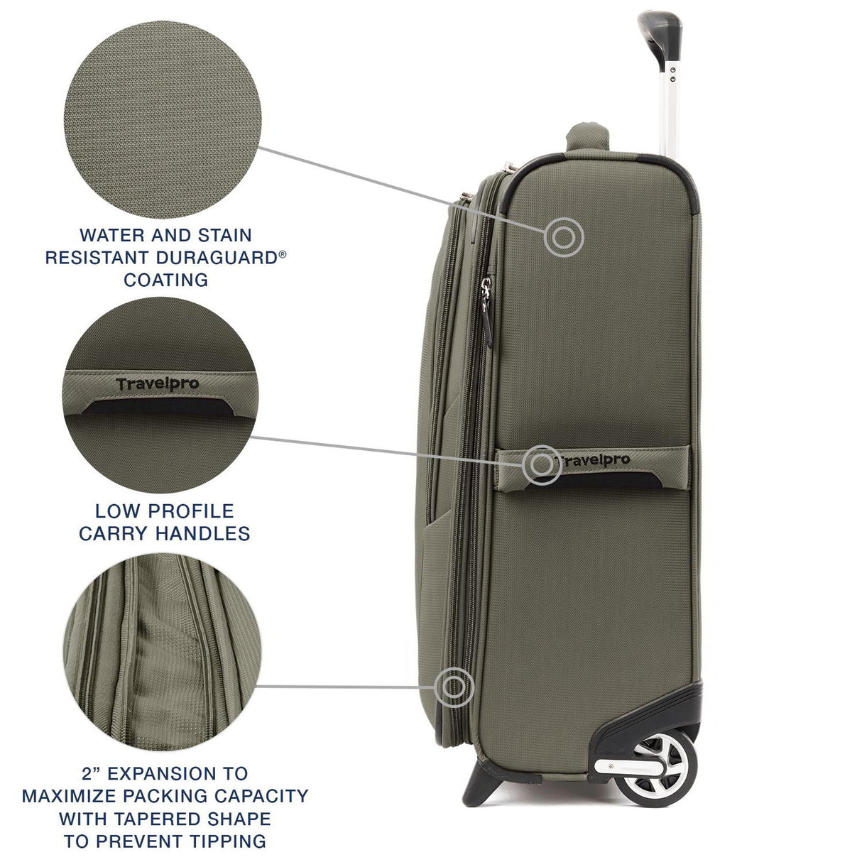 Travelpro Maxlite 5 Lightweight 22" Expandable Carry-On Rollaboard (2-Wheeled)