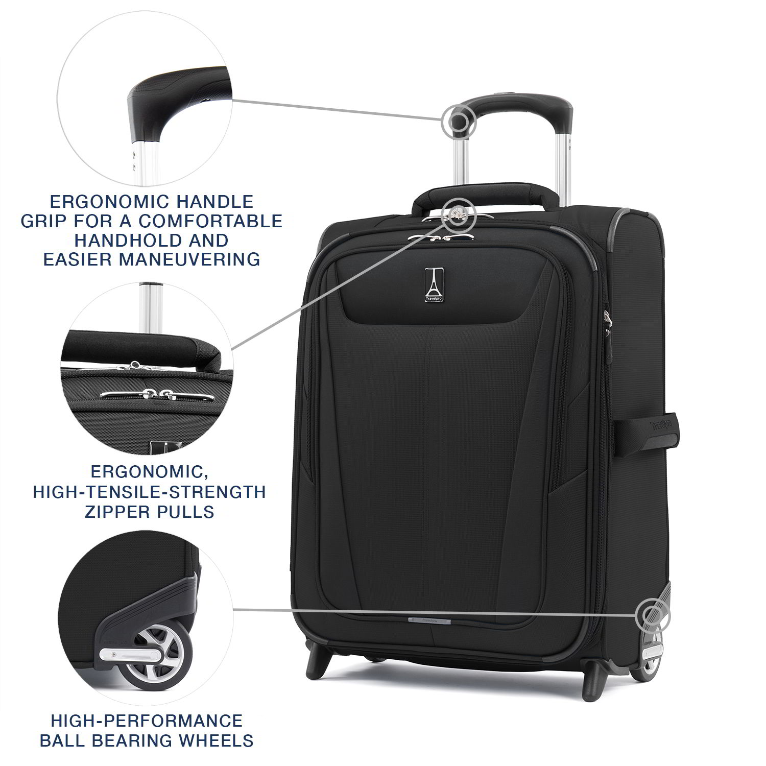 Travelpro Maxlite 5 Lightweight International Expandable Carry-On Rollaboard