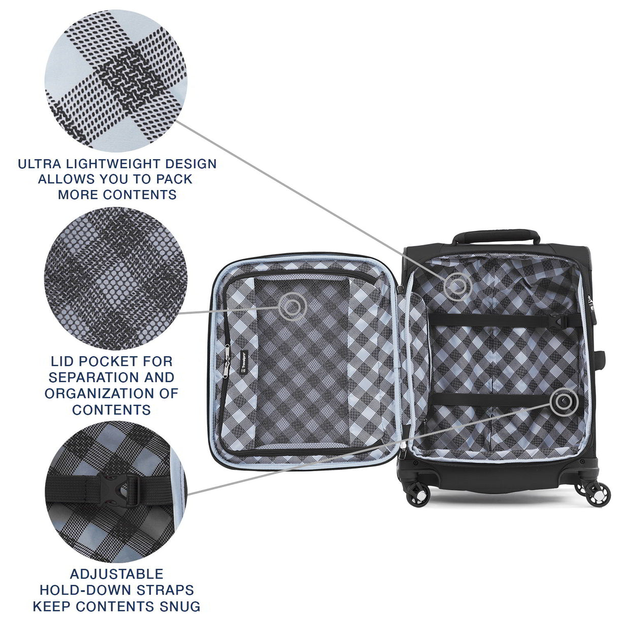 Travelpro Maxlite 5 Lightweight International Expandable Carry-On Spinner