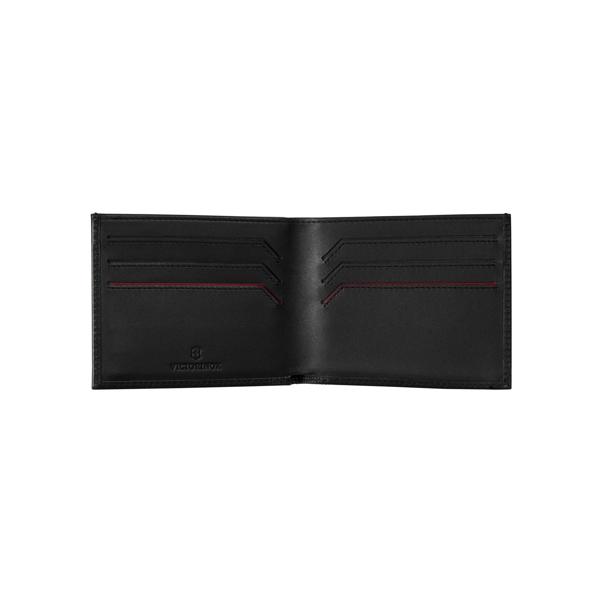Victorinox Altius Alox Leather Slim Bi-Fold Wallet w/ RFID Protection
