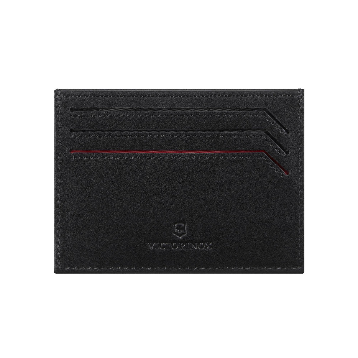 Victorinox Altius Alox Leather Slim Card Case w/ RFID Protection