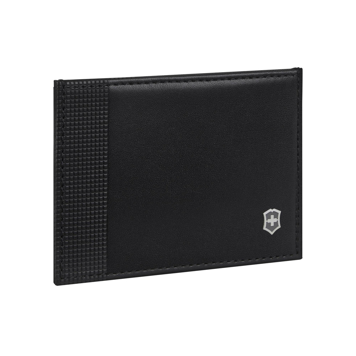 Victorinox Altius Alox Leather Slim Card Case w/ RFID Protection