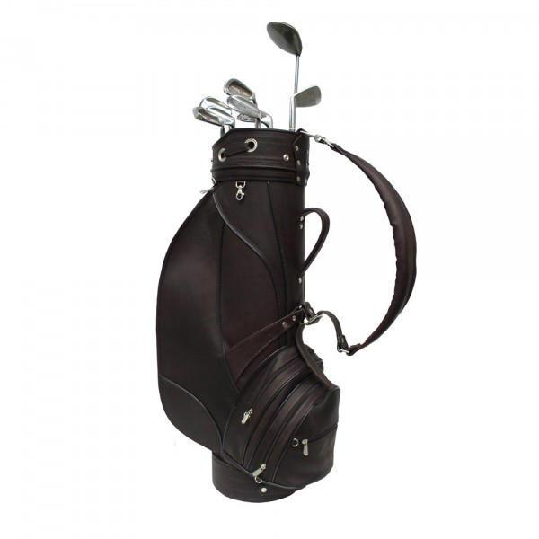 Piel Deluxe 9" Leather Golf Bag